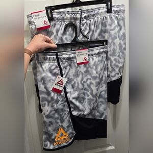 Reebok Men's Gray and Black Shorts XL Or 3xl, Price Is For 1